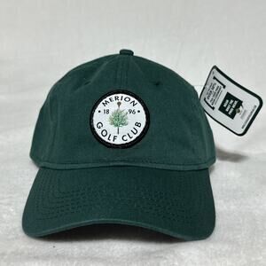 Merion Golf Club Hat Yellow Legendary Headwear Wicker Logo NWT Green